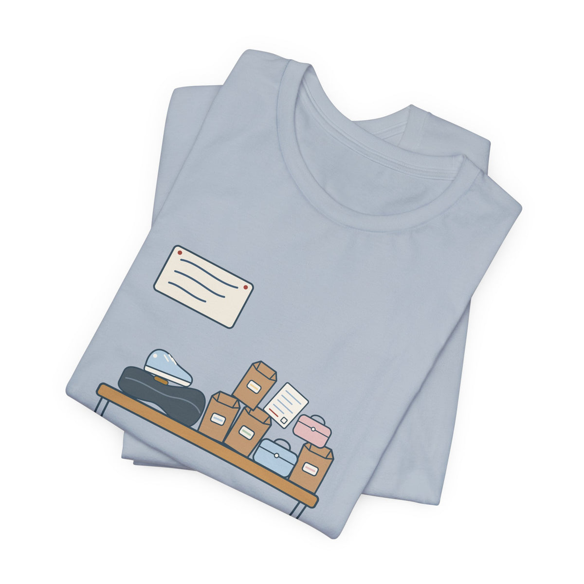 School Secretary T-Shirt - The Forgotten-Lunch Table Is Full Front Office Tee