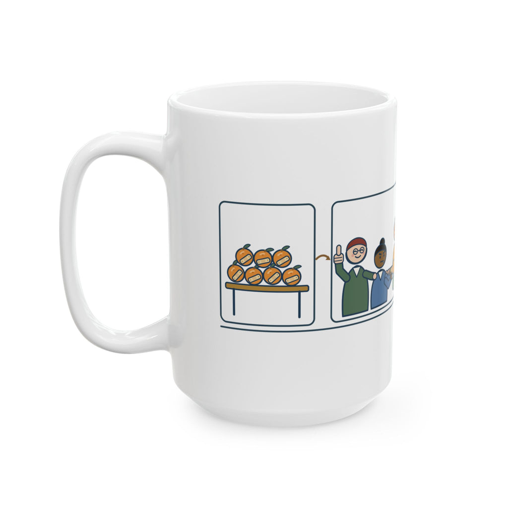 Large 15oz Clinical Nursing Instructor Mug - Today, an Actual Arm