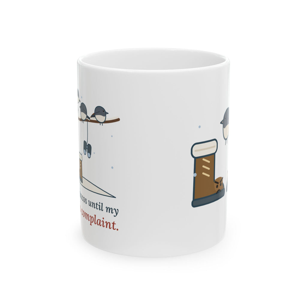 Winter Birders Coffee Mug - Counting Juncos Until My Toes File a Complaint