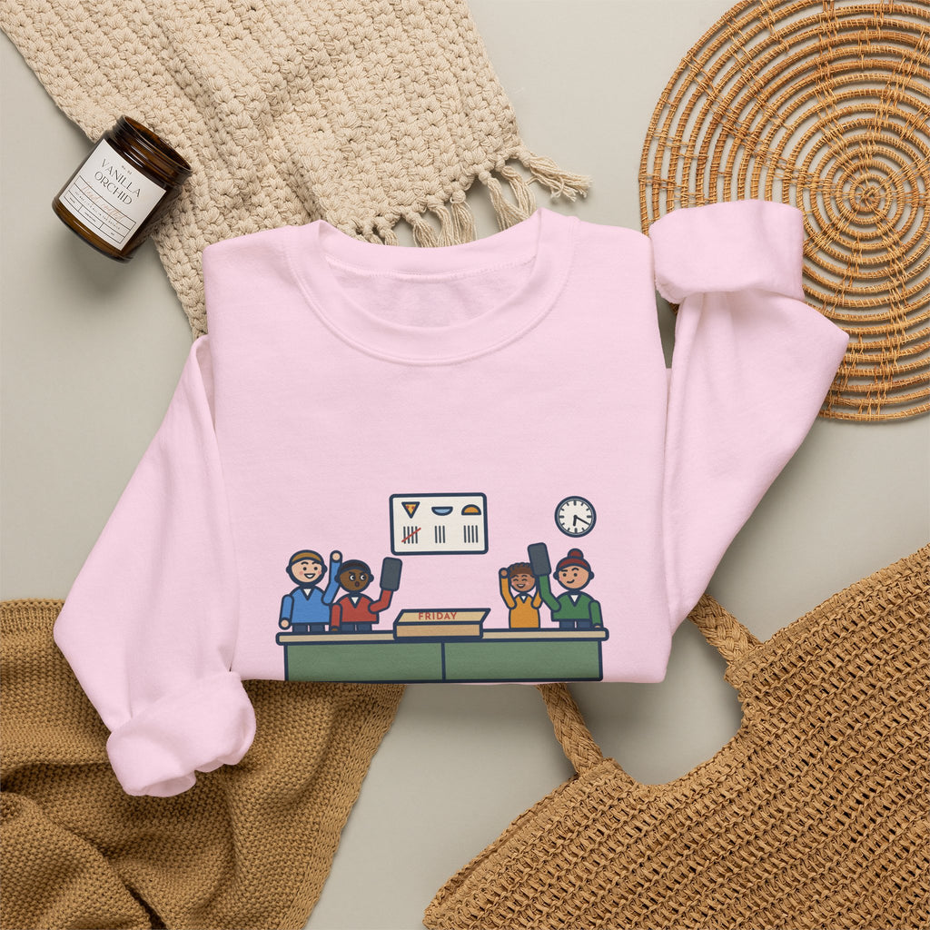 Family Dinner Sweatshirt, Twenty Minutes of Debate, Same Pizza Place as Last Friday, Funny Kitchen Vote Crewneck