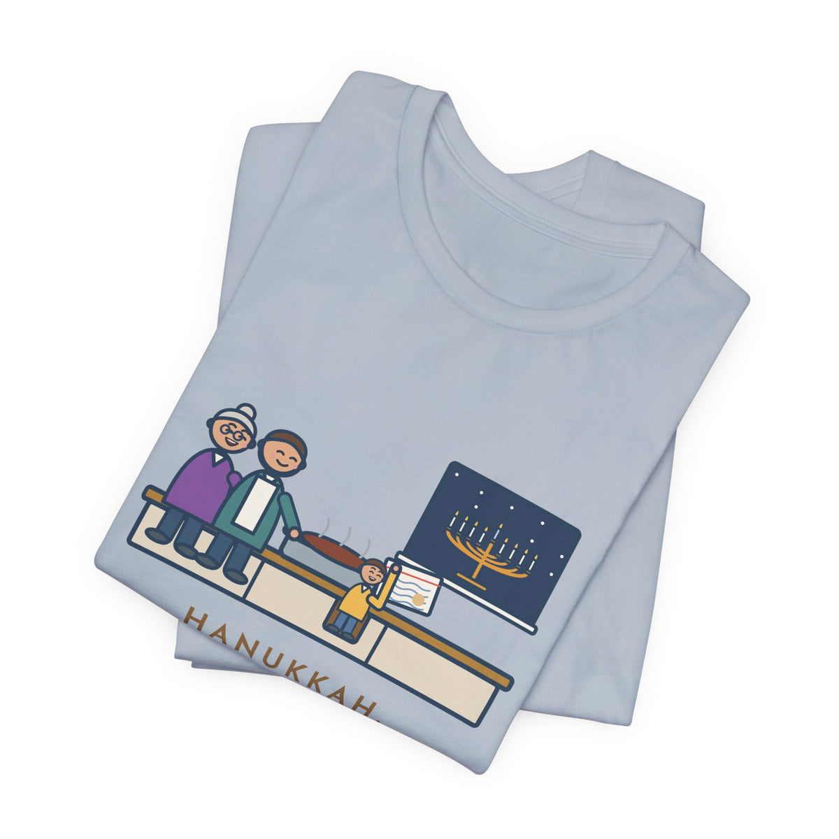Funny Hanukkah Brisket T-Shirt, Grandma's Recipe, Three Generations, the Same Index Card, Recipe Card Tee