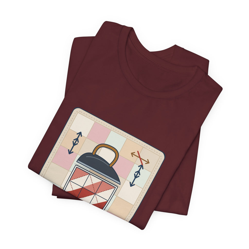Quilting T-Shirt - Press, Don't Iron. Funny Quilter Tee