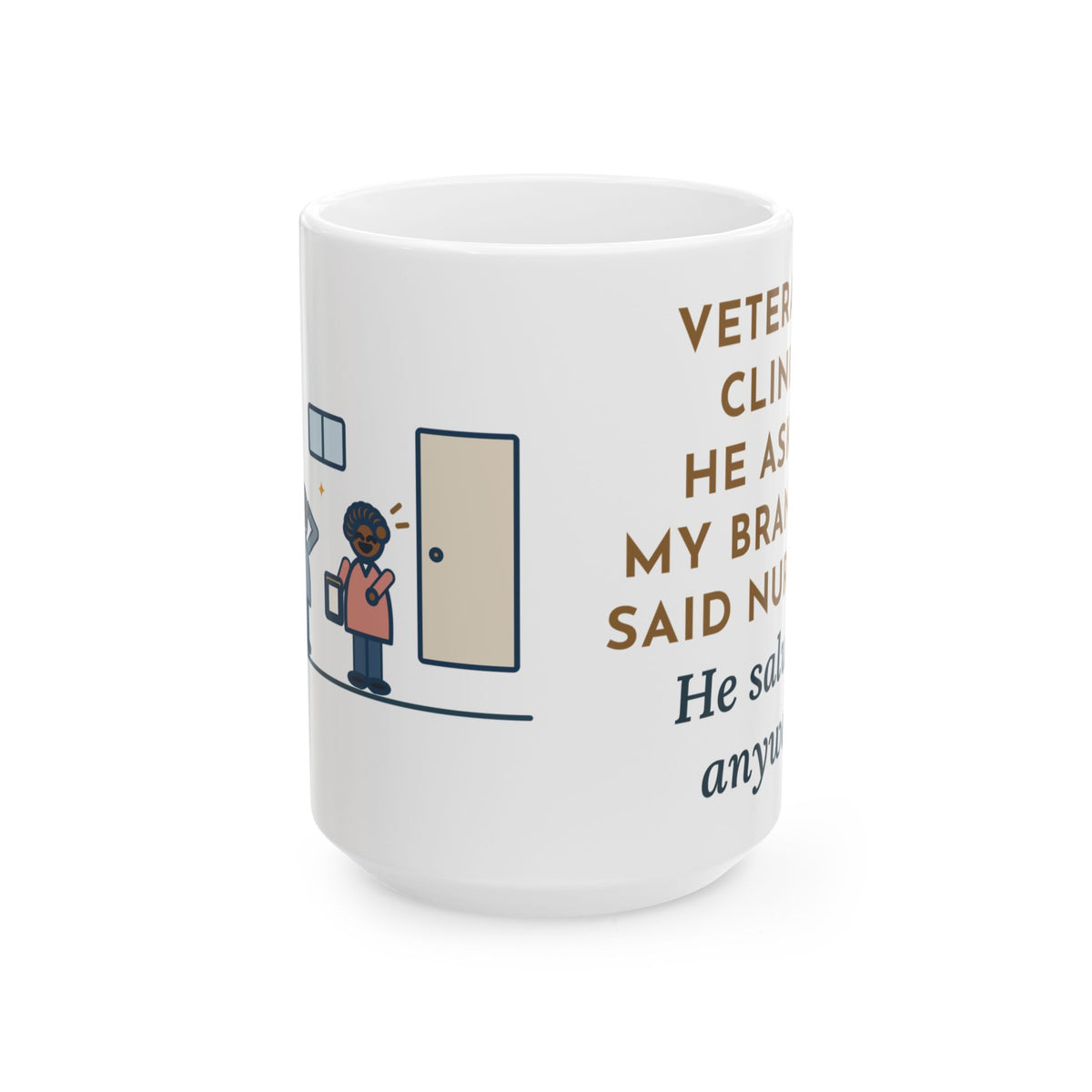 Large Veterans Clinic Nurse Mug 15oz - Branch: Nursing