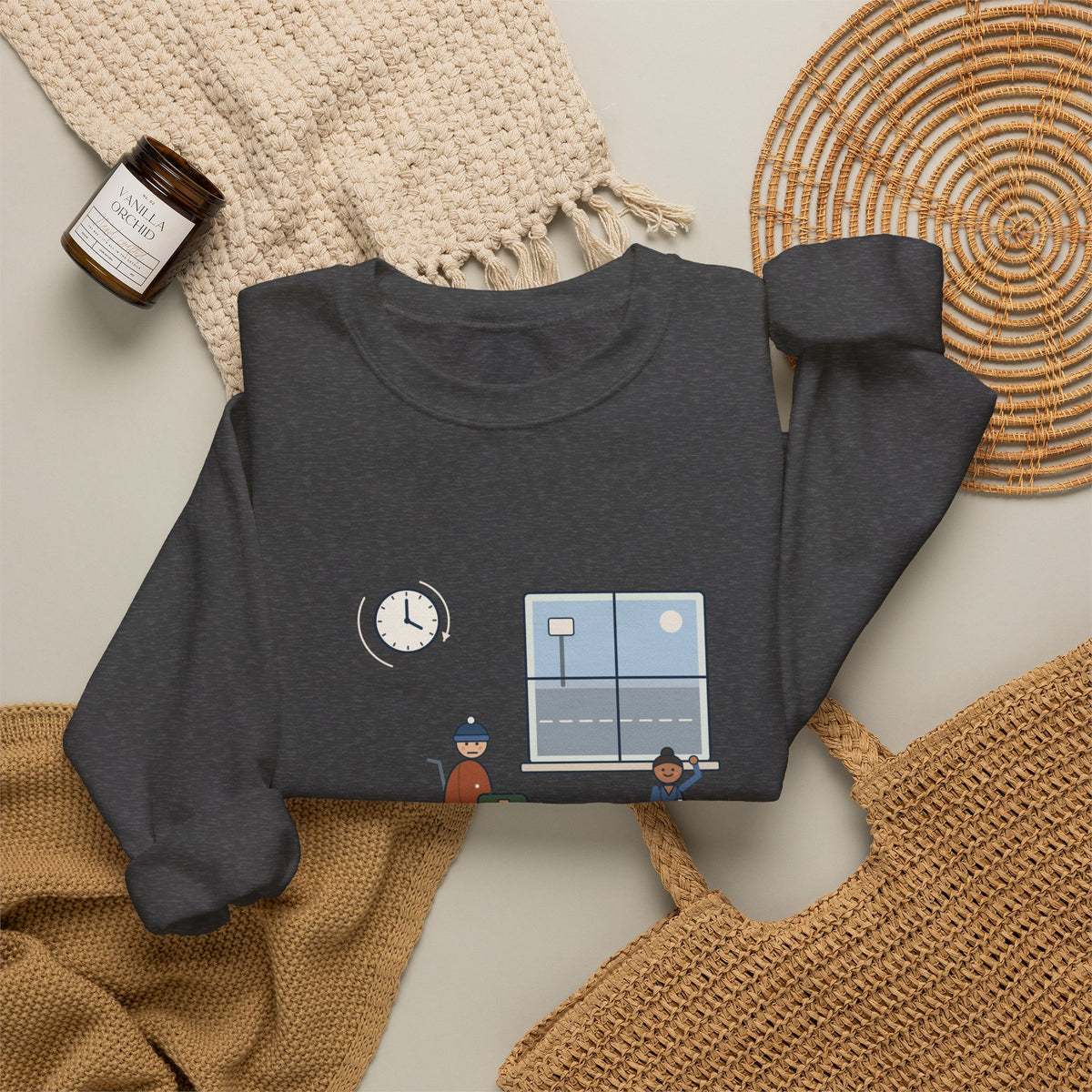 Med-Surg Nurse Crewneck Sweatshirt - The Discharge Is Done. The Ride Is On the Way