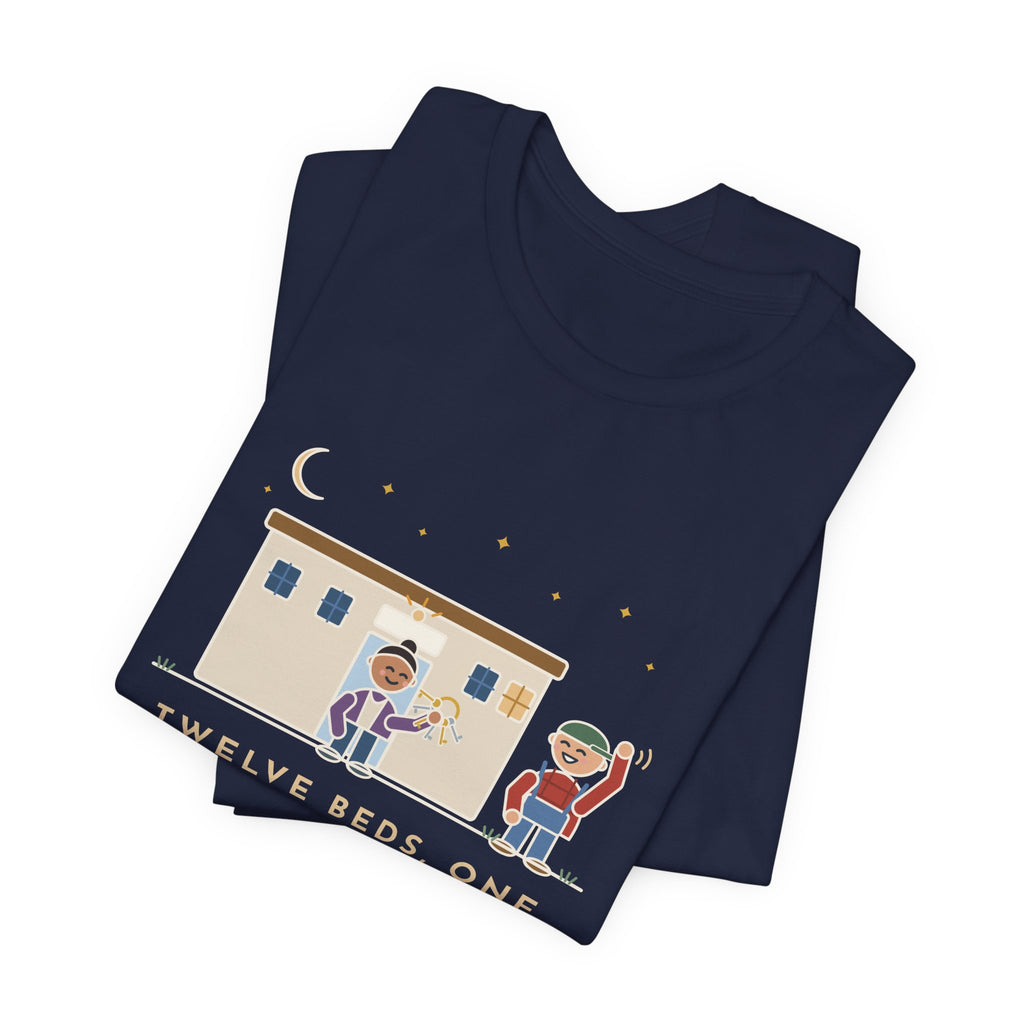 Critical Access Nurse T-Shirt - Twelve Beds, One Night Nurse. I Also Unlock the Front Door.