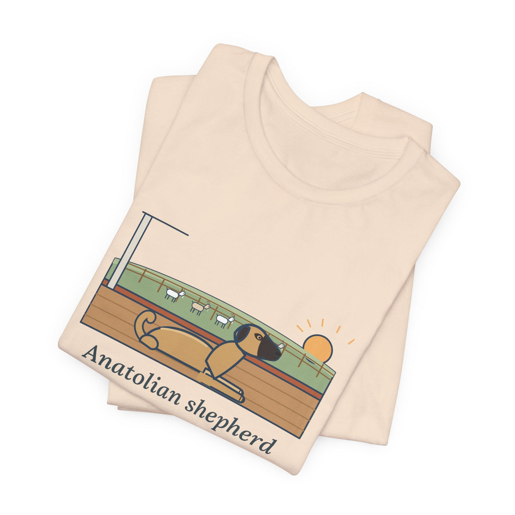Anatolian Shepherd T-Shirt - On the Porch All Night, Every Goat Accounted For