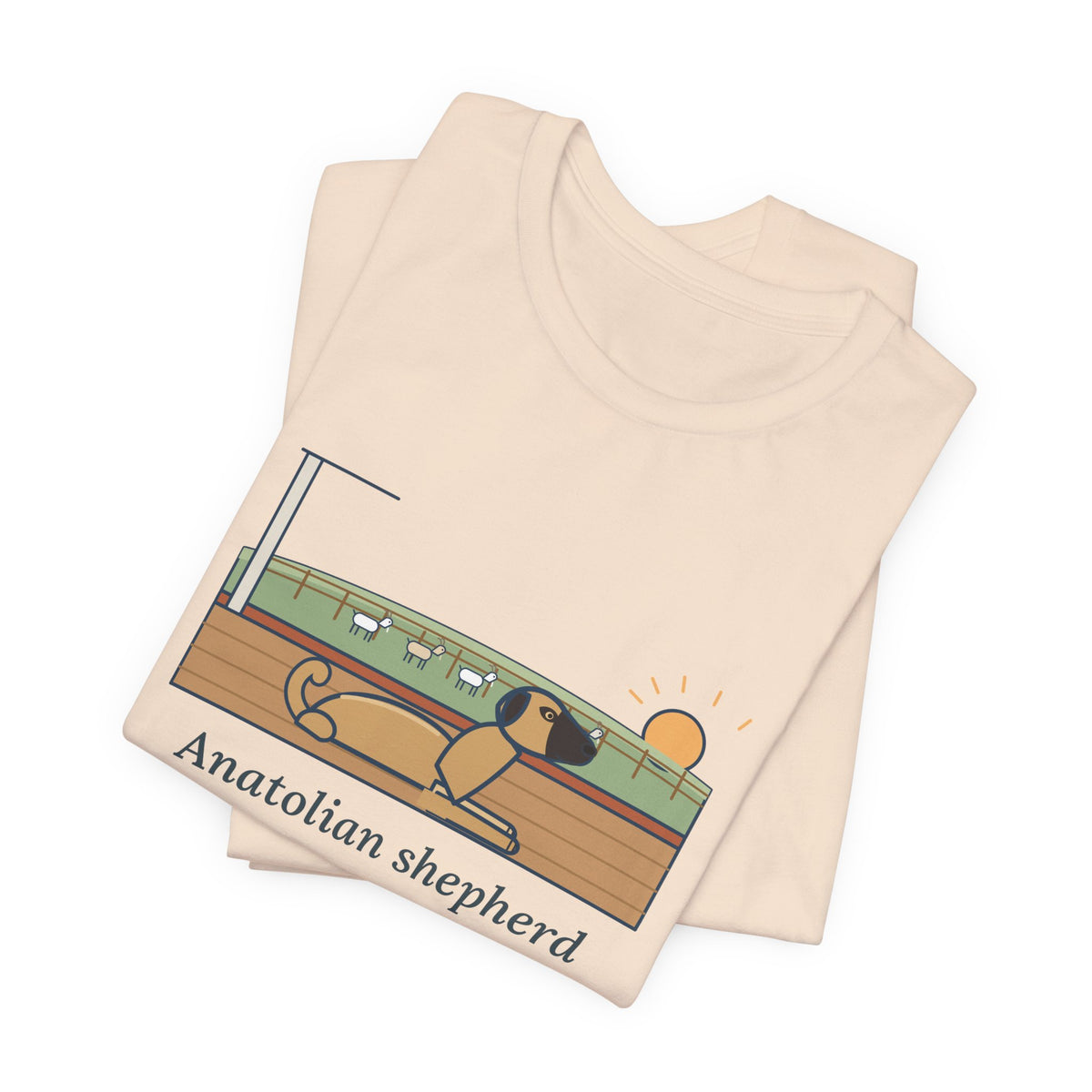 Anatolian Shepherd T-Shirt - On the Porch All Night, Every Goat Accounted For