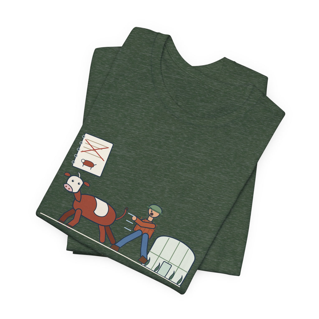 Ag Teacher T-Shirt - Lesson Plan: The Heifer Got Out, Funny Agriculture Teacher Tee