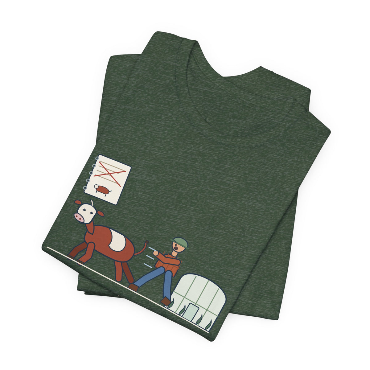 Ag Teacher T-Shirt - Lesson Plan: The Heifer Got Out, Funny Agriculture Teacher Tee