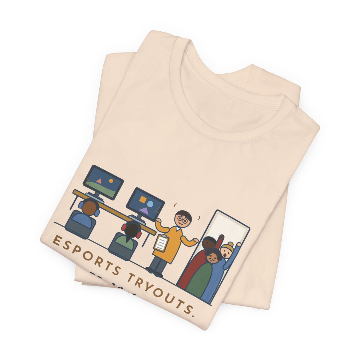 Esports Club Adviser T-Shirt - Esports Tryouts, Half the Parents Want It to Count as PE Funny Tee