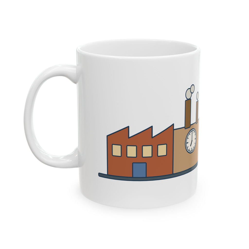 12-Hour Shift at the 12-Hour Shift Factory Coffee Mug, Funny Shift Worker Gift Mug