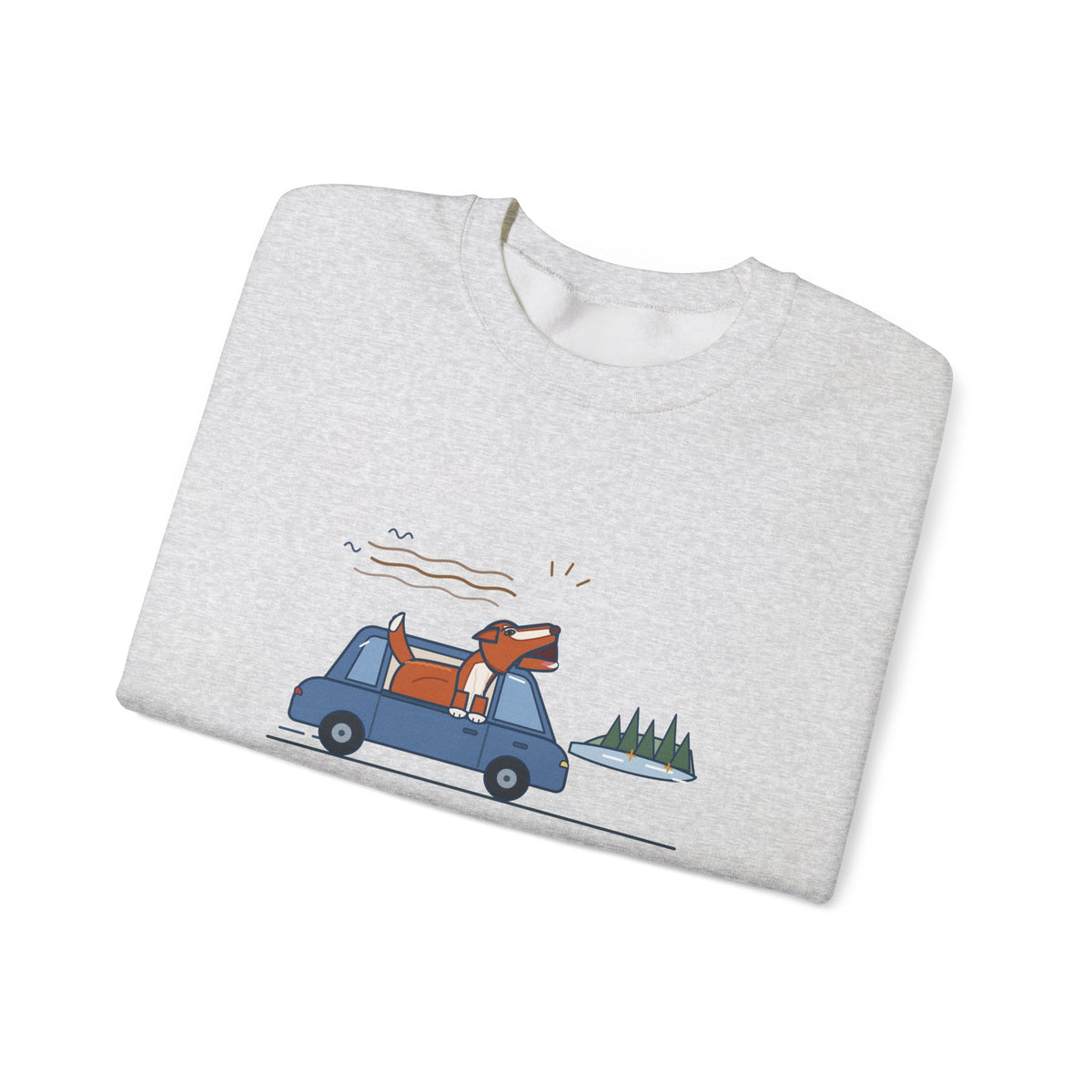 Nova Scotia Duck Tolling Retriever Crewneck Sweatshirt - Screamed the Whole Drive