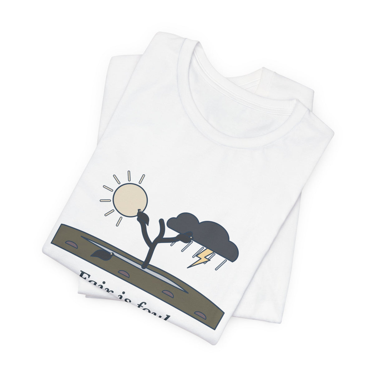 Shakespeare Quote T-Shirt, Fair Is Foul and Foul Is Fair, Gothic Twisted Heath Tree Tee