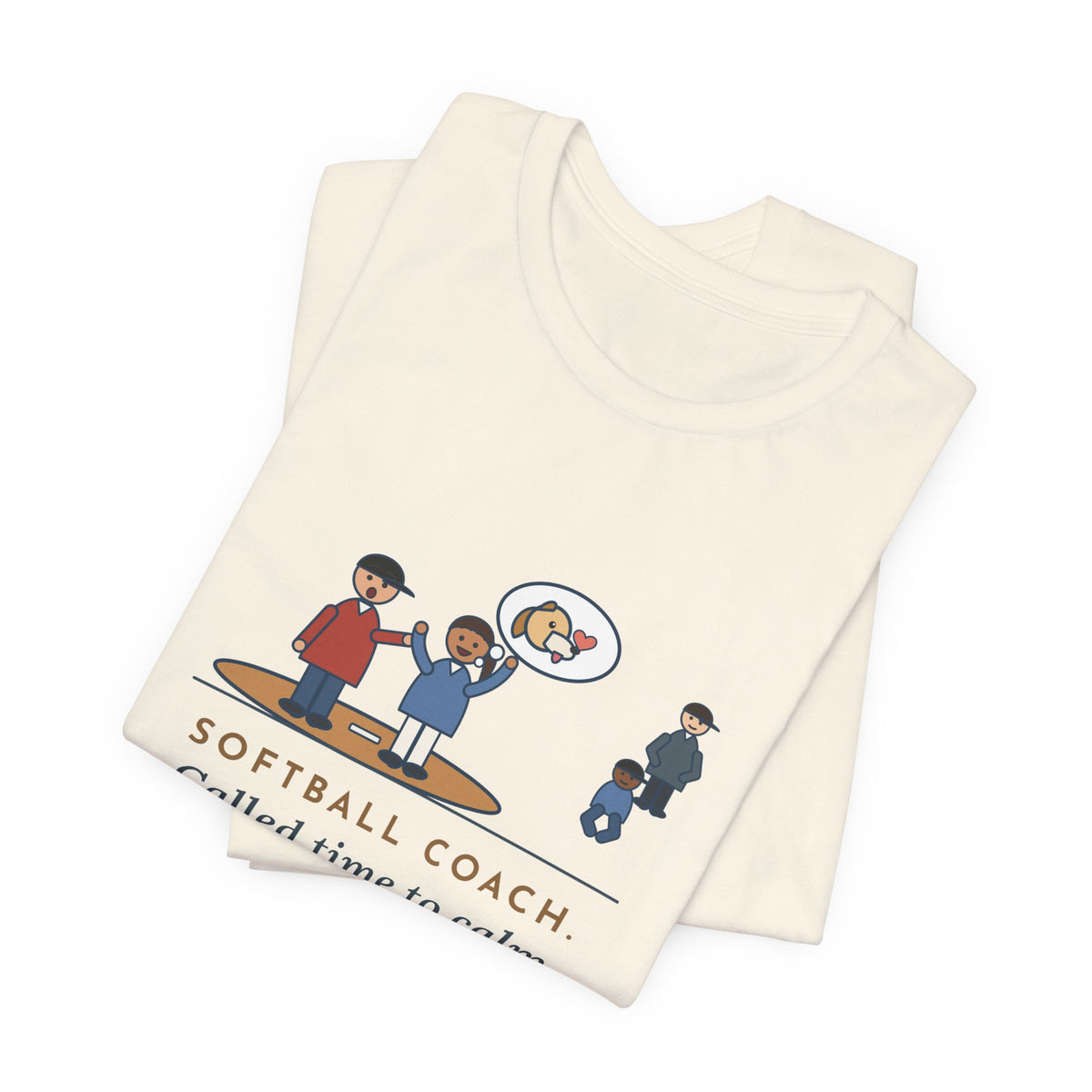 Funny Softball Coach T-Shirt, Called Time for a Mound Visit, Heard All About Her New Puppy, Mound Visit Tee