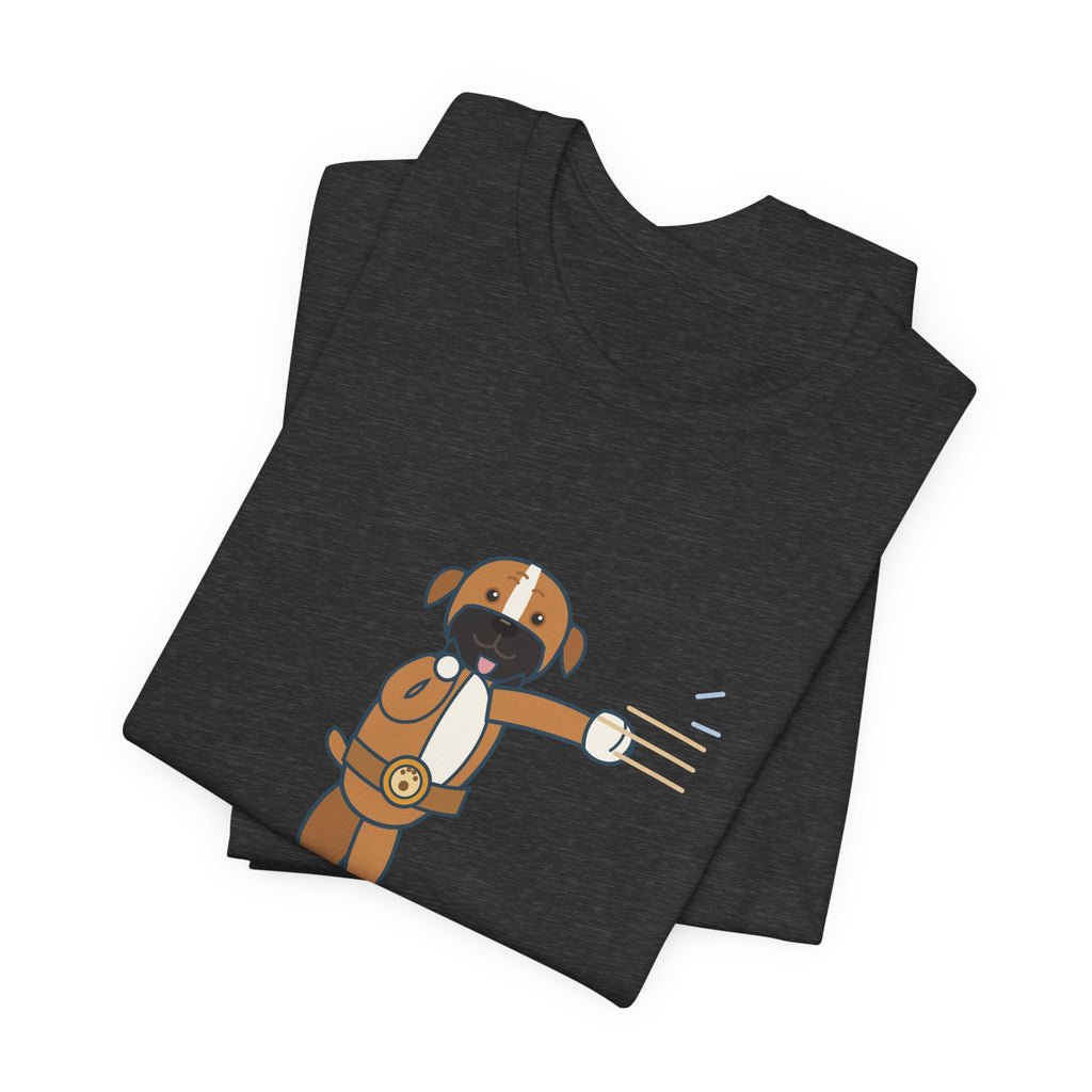 Boxer Dog T-Shirt - Every Hello Comes With a Left Hook Funny Boxer Owner Tee