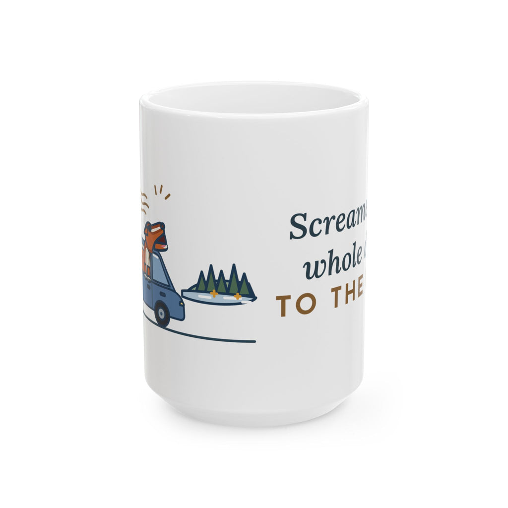Large 15oz Nova Scotia Duck Tolling Retriever Mug - Screamed to the Lake