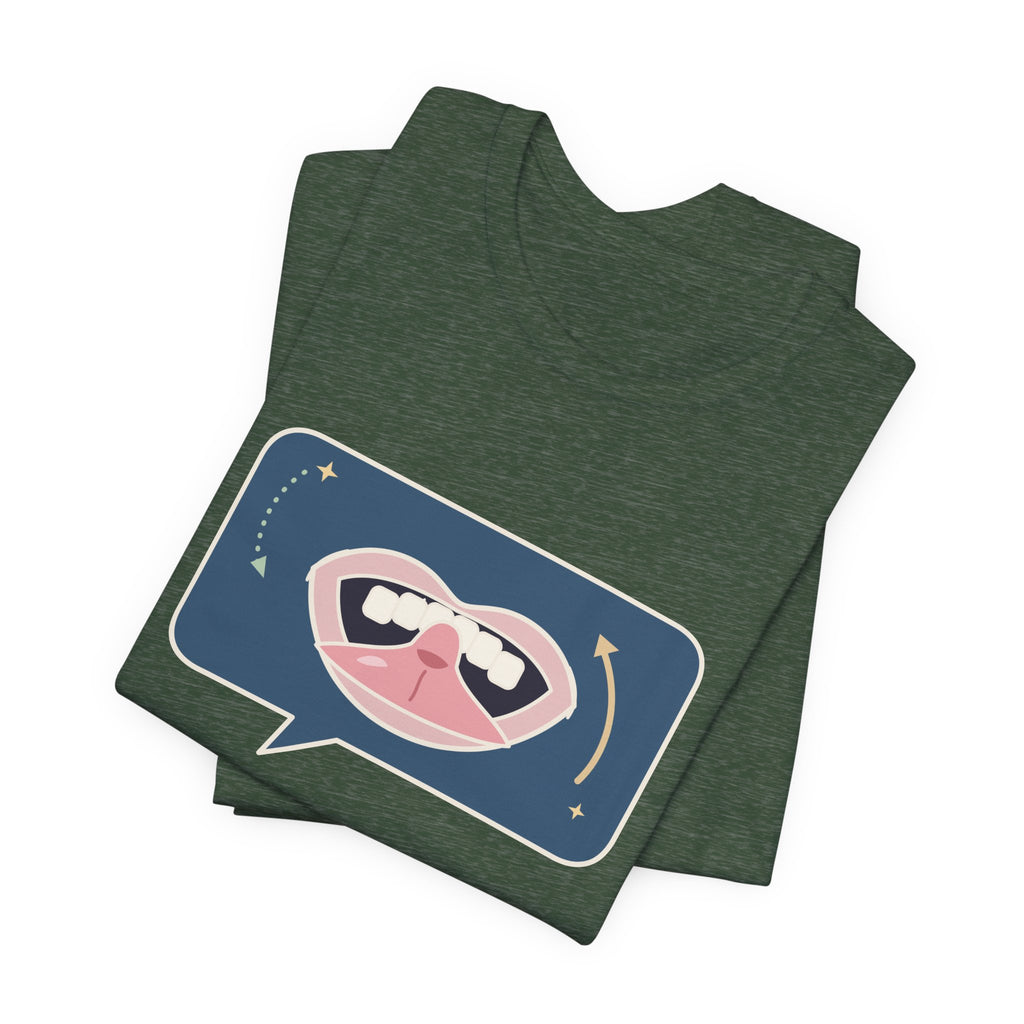 Speech Language Pathologist T-Shirt - Tongue Tip Up, Try Again SLP Gift Tee