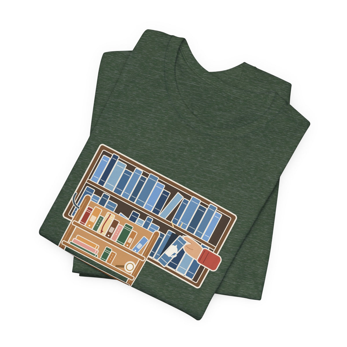 School Librarian T-Shirt - A Blue Book About a Dog. I'm On It. Funny Library Tee