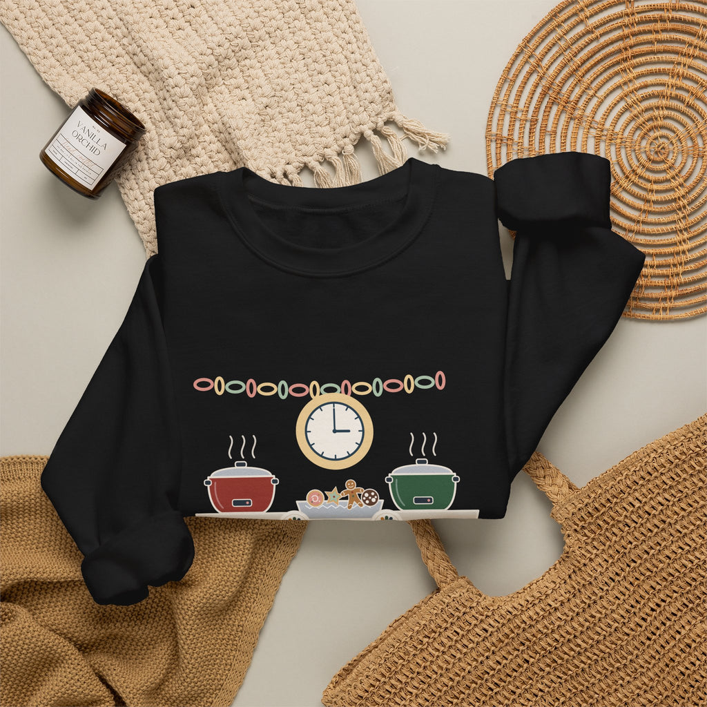 Night Shift Nurse Crewneck Sweatshirt - Holiday Potluck Starts at 0300, Gift for Nurses Working the Holiday Shift