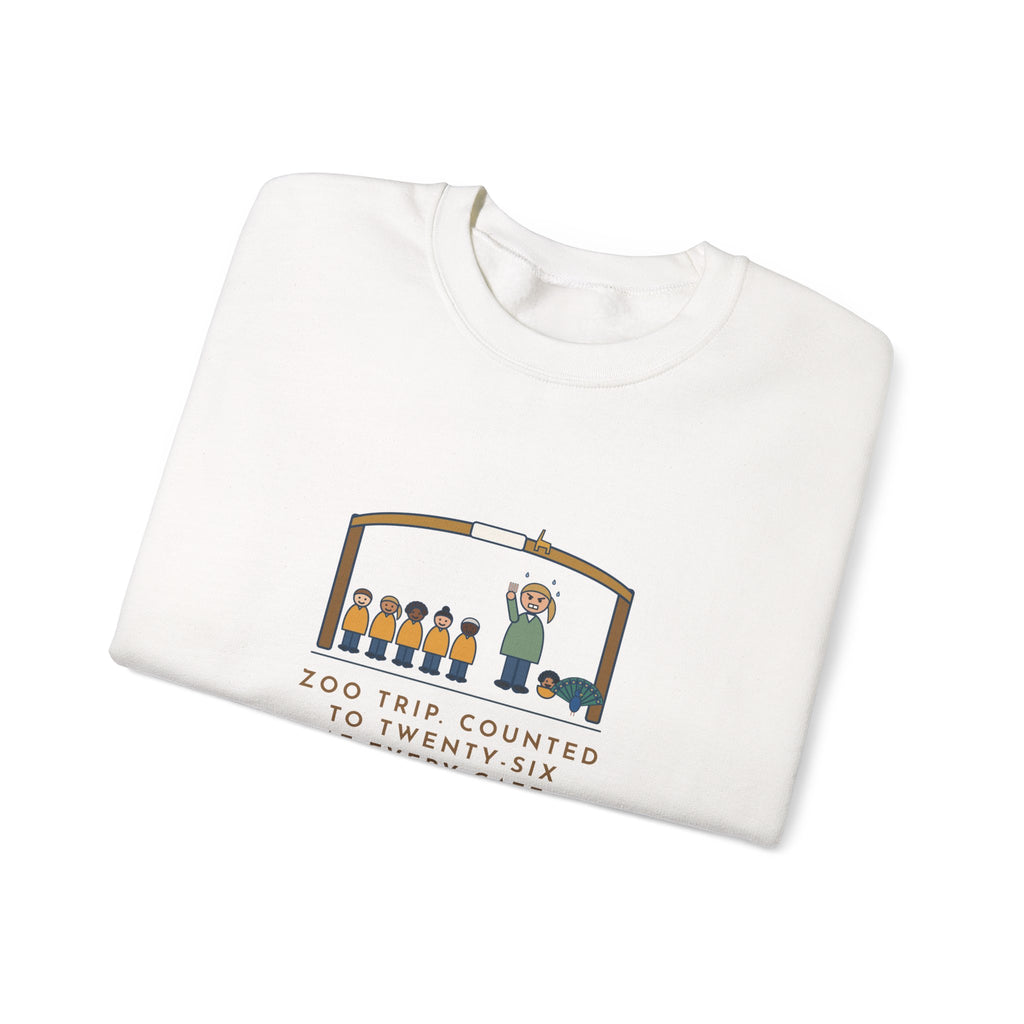 Field Trip Crewneck Sweatshirt - Counted Twenty-Five Once and Aged a Year
