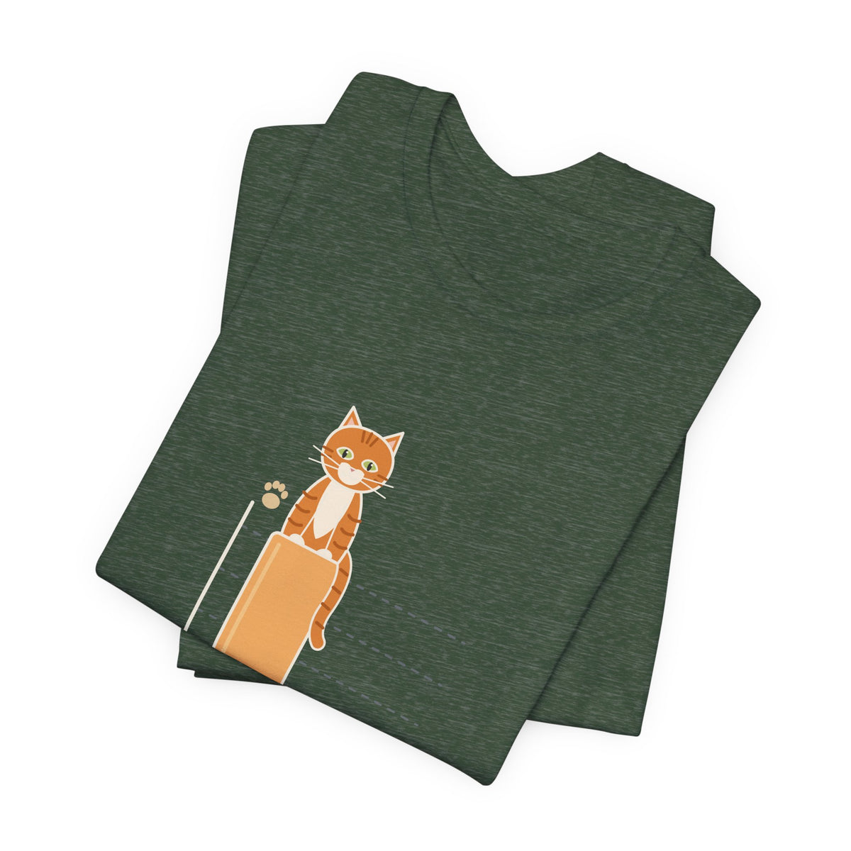 Orange Cat T-Shirt - Statistically, I'm a Boy. Funny Ginger Cat Owner Tee