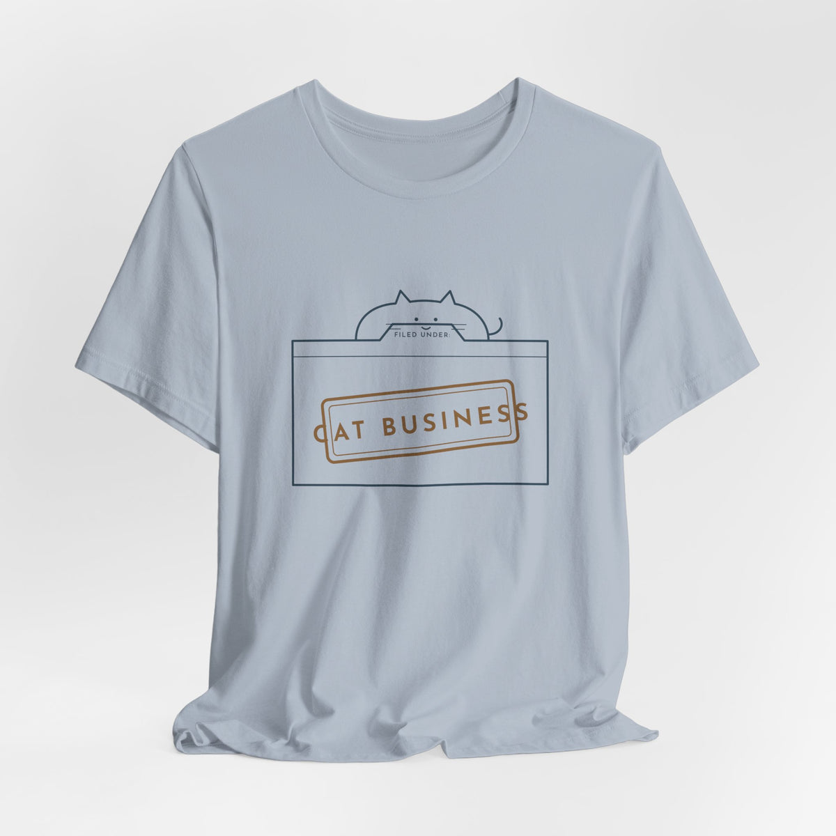 Funny Cat T-Shirt - Filed Under: Cat Business Office Humor Cat Lover Tee