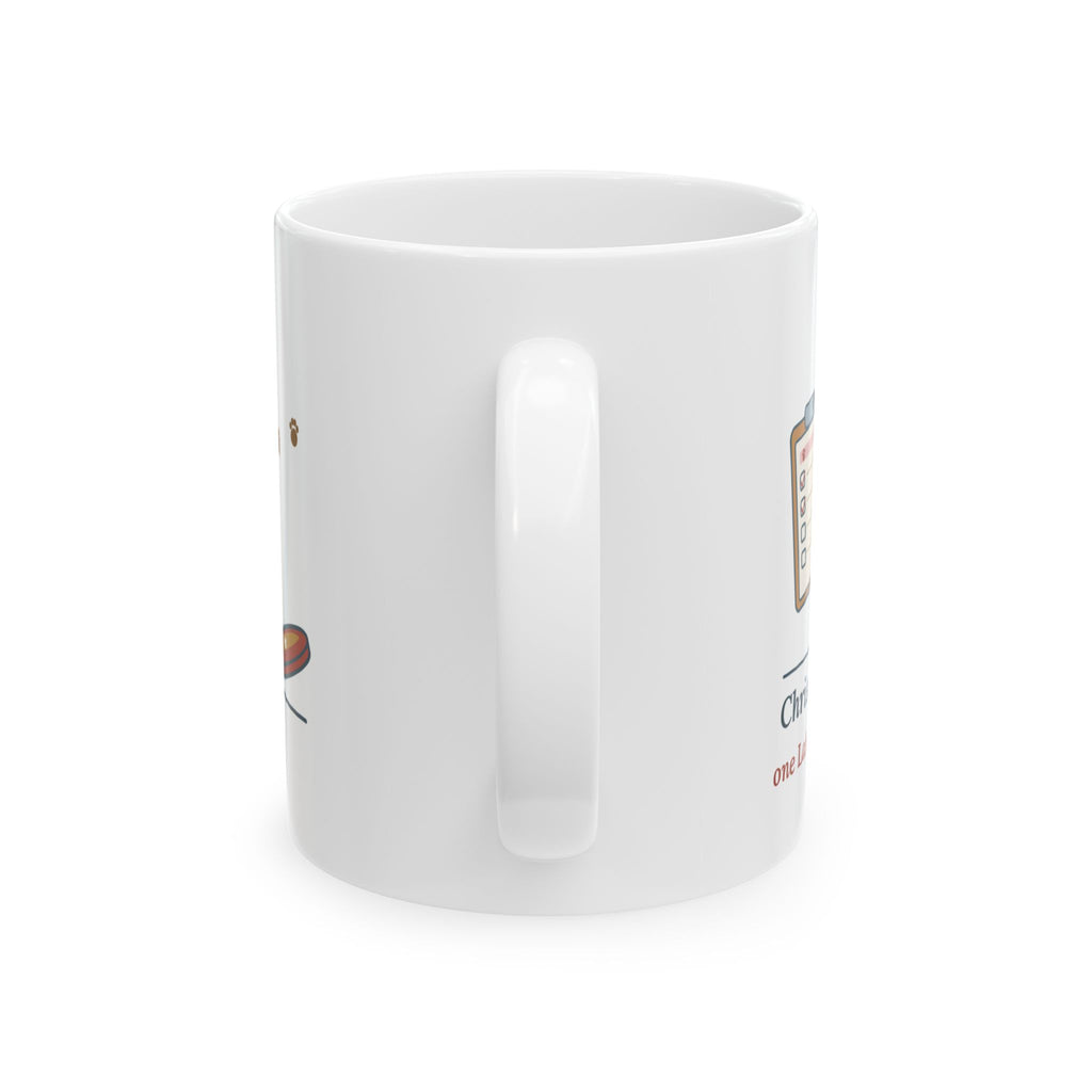 Vet ER Tech Coffee Mug - Christmas Eve Intake: One Lab, One Empty Fudge Tin