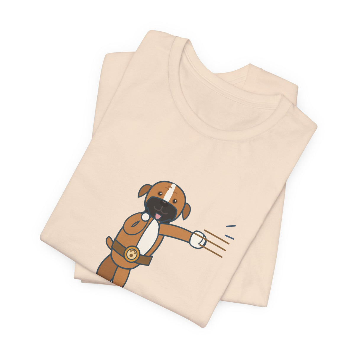 Boxer Dog T-Shirt - Every Hello Comes With a Left Hook Funny Boxer Owner Tee