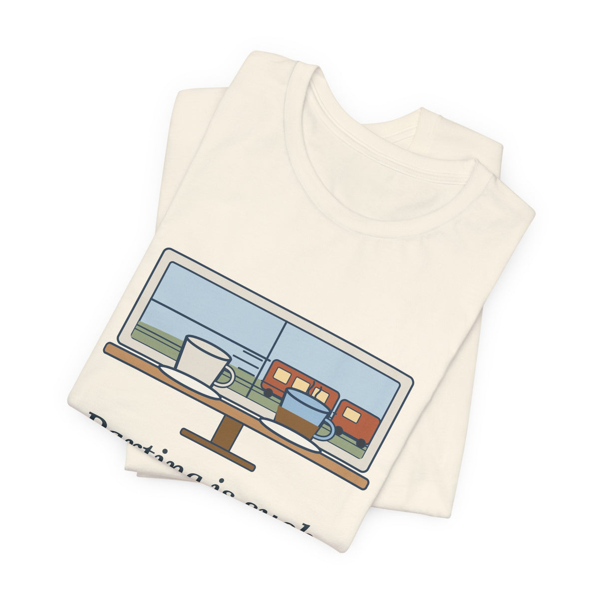 Shakespeare Quote T-Shirt, Parting Is Such Sweet Sorrow, Literary Cafe Window Tee