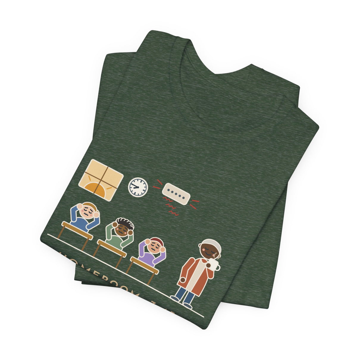 Homeroom Teacher T-Shirt - 7:45, the Announcements Mic Squealed Again