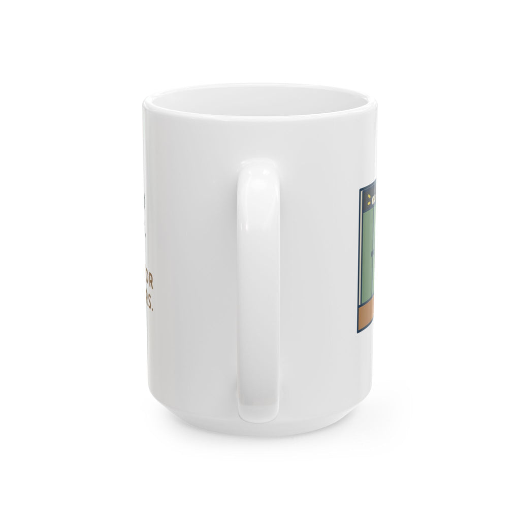 Got the Cat Carrier Out, The Cat Vanished for Three Hours 15oz Mug, Large Funny Vet Day Cat Coffee Mug