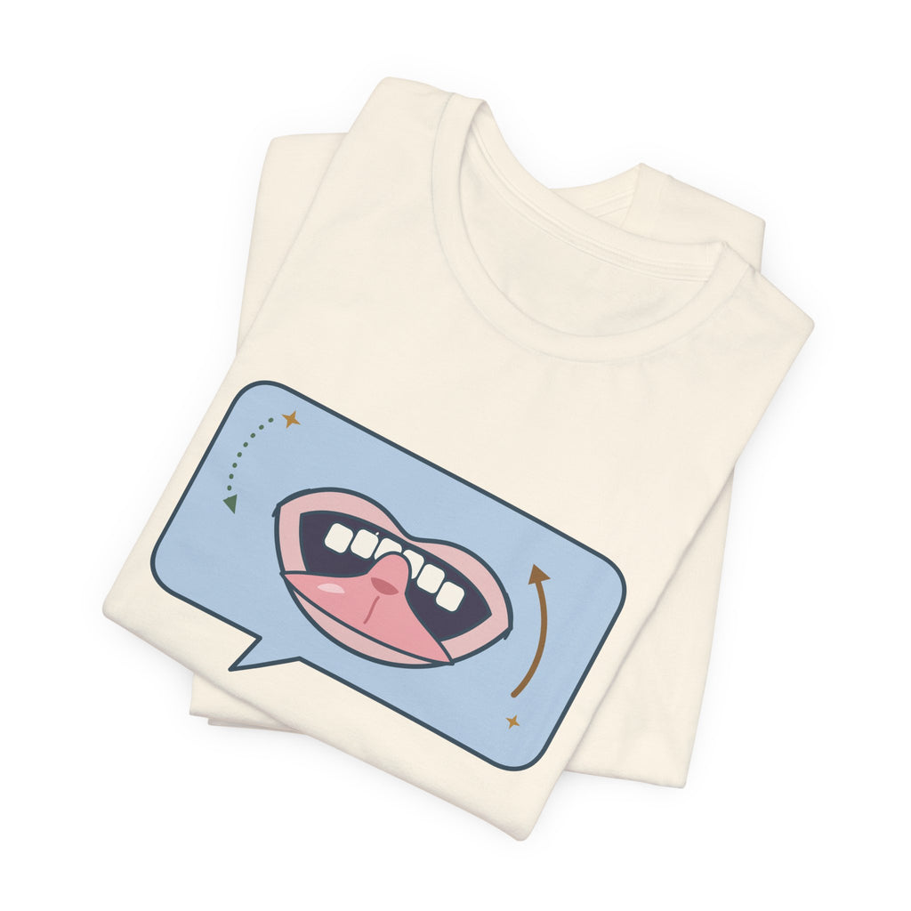 Speech Language Pathologist T-Shirt - Tongue Tip Up, Try Again SLP Gift Tee