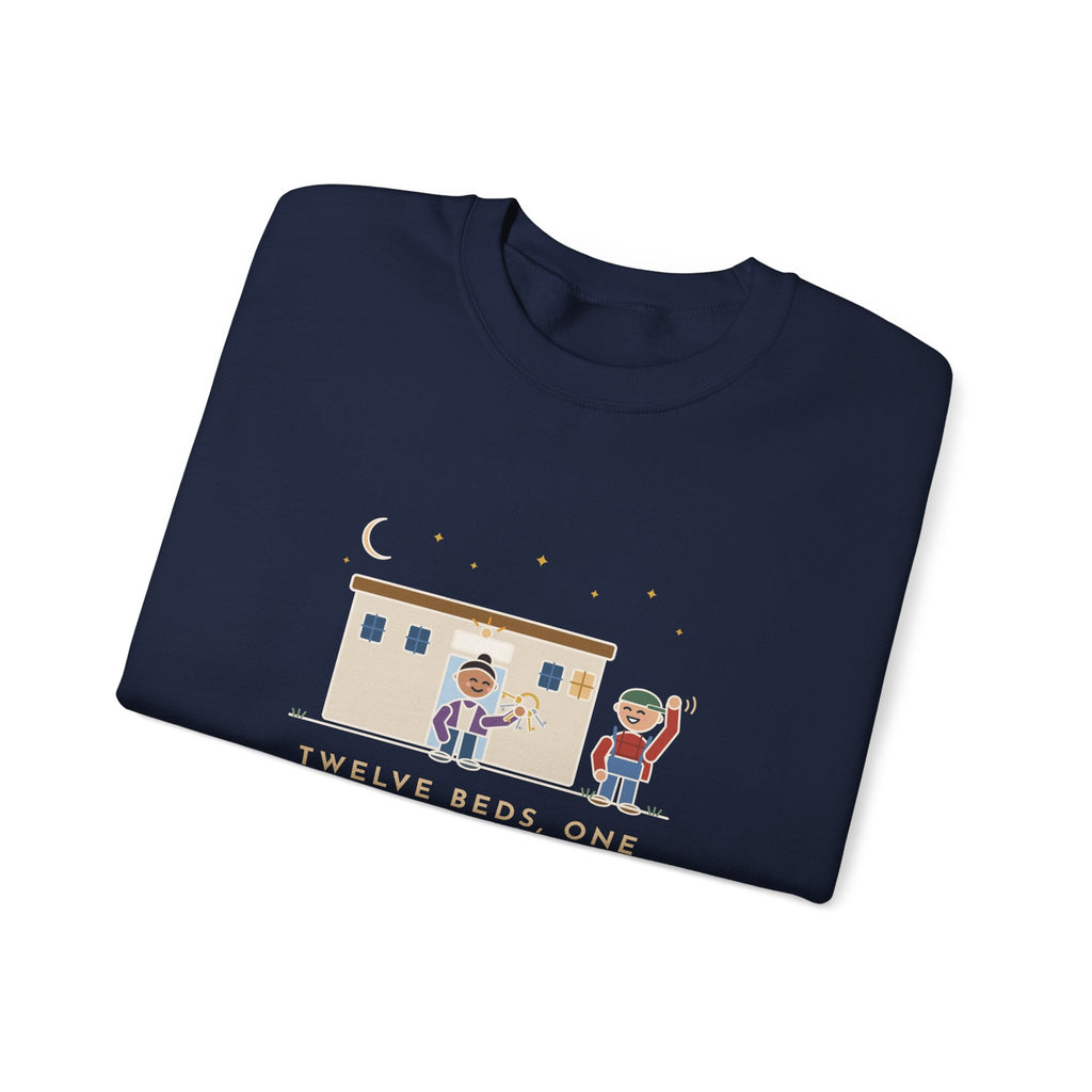 Critical Access Nurse Crewneck Sweatshirt - Twelve Beds, One Night Nurse, I Also Unlock the Door