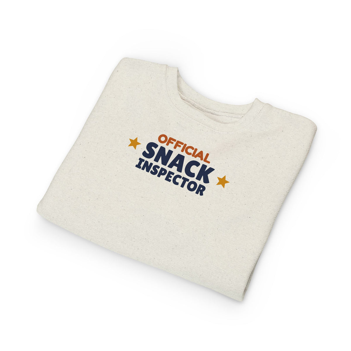 Official Snack Inspector Toddler Sweatshirt, Funny Toddler Crewneck