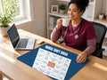 Nurse Shift Bingo Desk Mat - Funny Nurse Gift, lifestyle photo 1