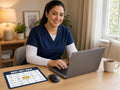 Night Shift Nurse Bingo Mouse Pad, lifestyle photo 1