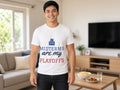 Midterms Are My Playoffs T-Shirt, Funny Election Night Shirt, lifestyle photo, White