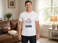 Fantasy Football Is My Cardio T-Shirt, Funny Fantasy Football Shirt, lifestyle photo, White