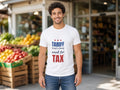 Tariff Is Just A Fancy Word For Tax T-Shirt, Funny Economics Shirt, lifestyle photo, White