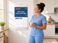 Funny Nurse Wall Calendar 2027 - 12 Months of 12-Hour Shifts, lifestyle photo 1