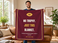 Fantasy Football Last Place Throw - No Trophy, Just This Blanket, lifestyle photo 1