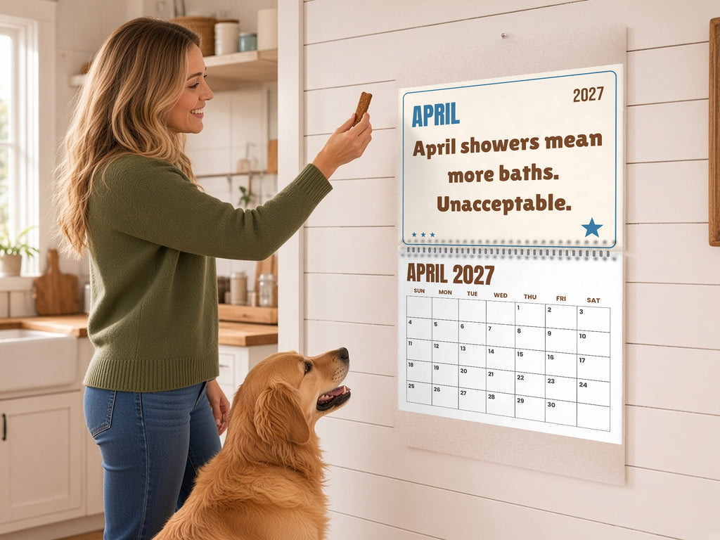 Funny Dog Wall Calendar 2027 - Dog Logic, Month by Month, lifestyle photo 2